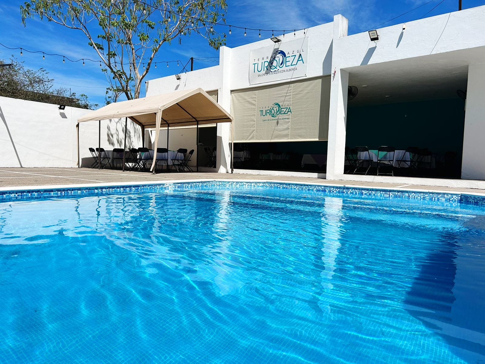 Terraza Azul Turqueza