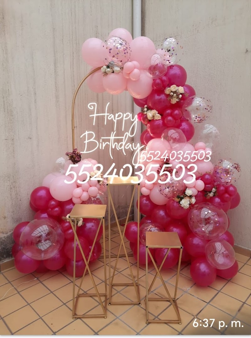 Arreglos DF Decoracion Con Globos Telas Para Boda XV Años Bautizo