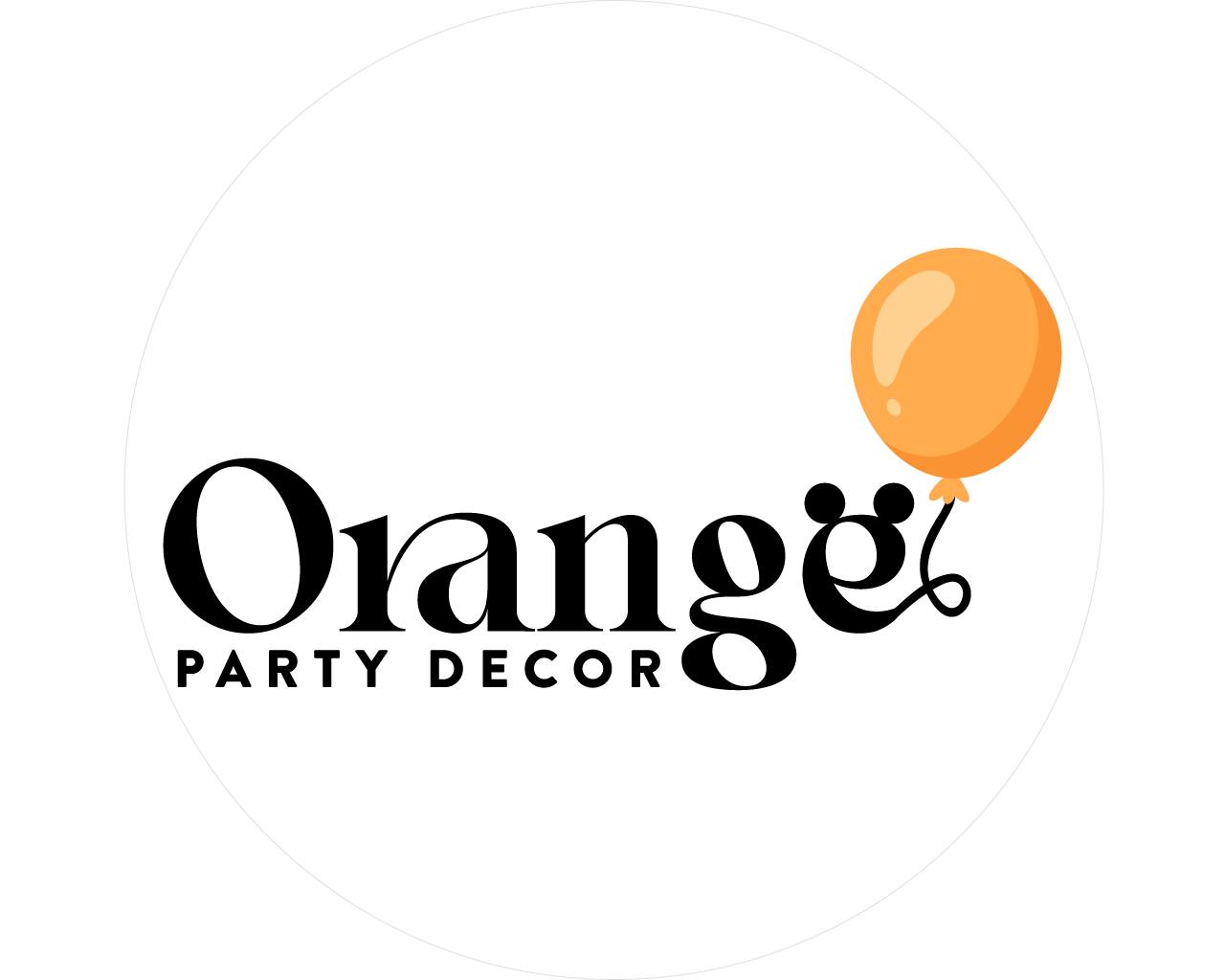 Orange Party Decor